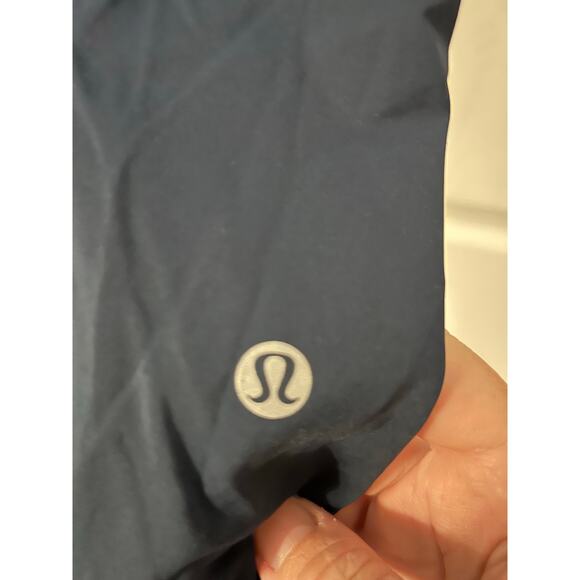 Lululemon Peloton Navy Blue Leggings Together We Go Far, 8 - Picture 2 of 4